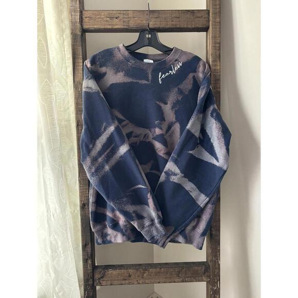Fearless Bleach Dyed Sweatshirt - Picture 1 of 6